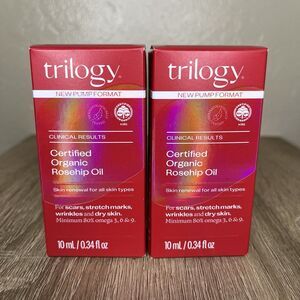 Trilogy Certified Organic Rosehip Oil Lot Wrinkles Scars Exp 01/28 45 Ml/1.5 Oz
